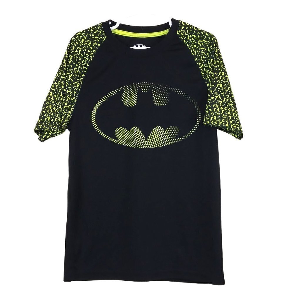 DC Comic | Batman Tee Shirt Neon | Size M (8) Kids